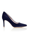 Claudia Court Shoes Midnight Velvet 1